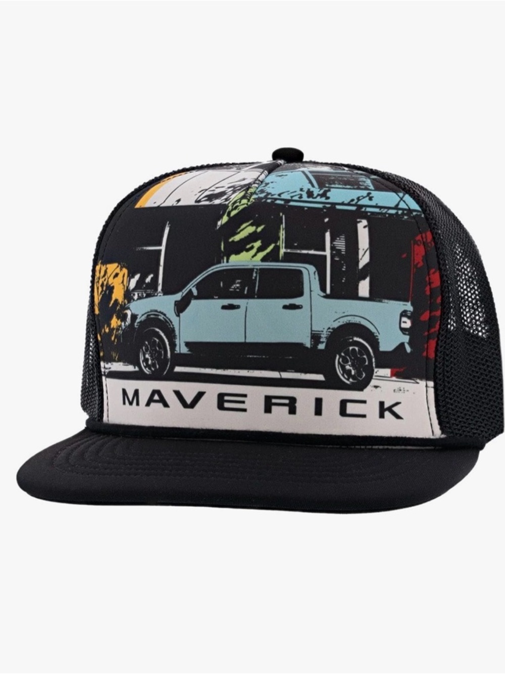 Ford Truck Maverick Graffiti Foam Trucker Hat